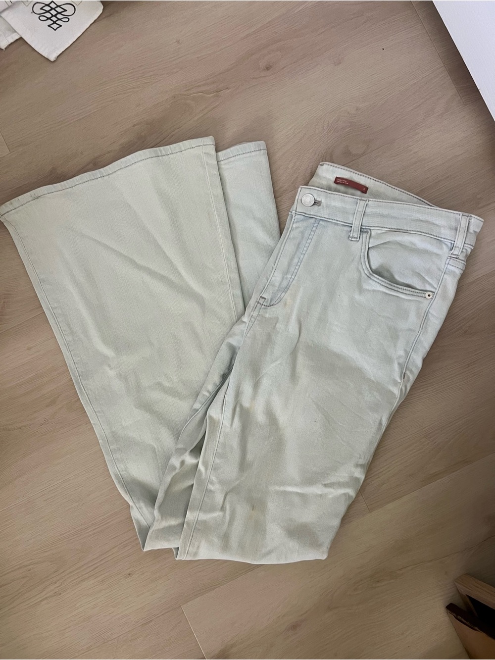 Anthropologie Pilcro Women’s Light Mint Flared Jeans